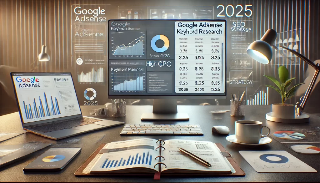 Как найти ключевые слова с высокой ценой за клик в Google AdSense в 2025 году