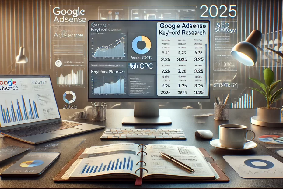 Как найти ключевые слова с высокой ценой за клик в Google AdSense в 2025 году